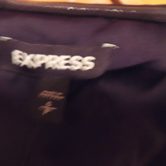 Express Size S Black Strapless Cocktail Evening Dress - Picture 7 of 7